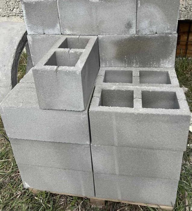 Шлакоблок пустотілий 20*20*40 від виробника. Гребінки. Доставка+Монтаж