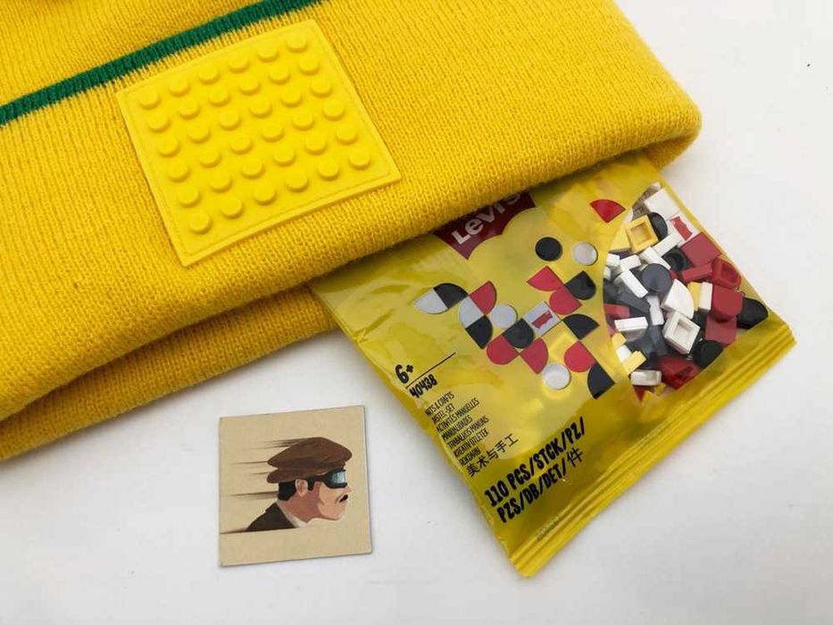 Lego® & Levi's® Gorro NOVO com Dots - RARO