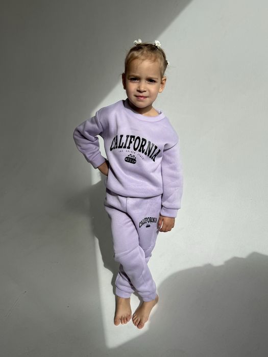 Теплий костюм для дівчинки