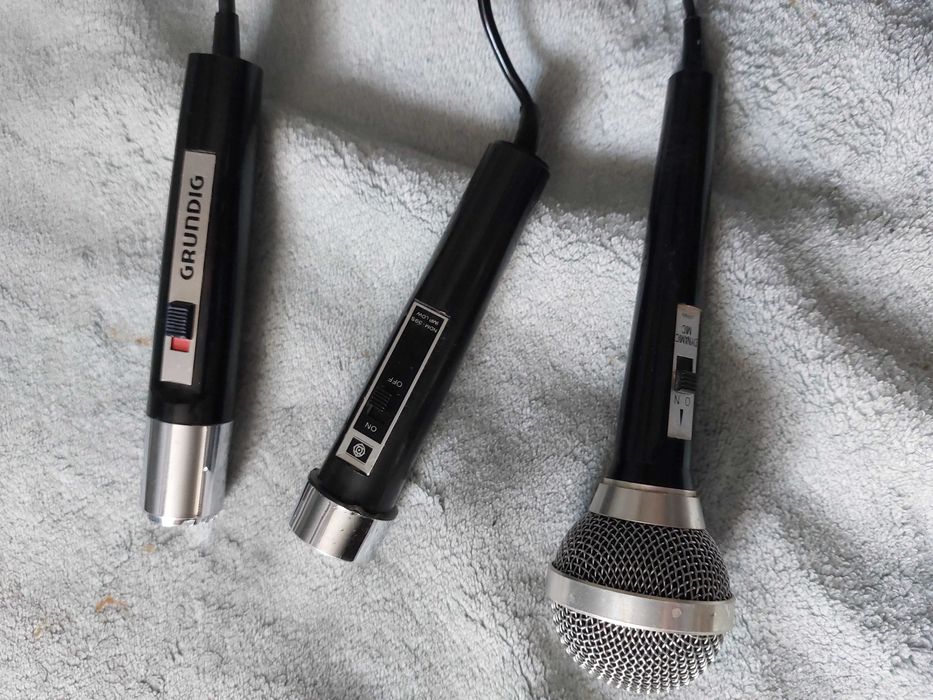 Zestaw 2 mikrofonów vintage