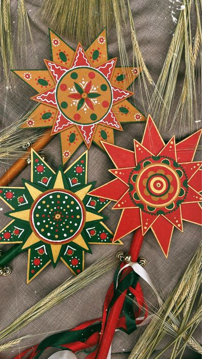 Різдвяна зірка, вертепна зірка, звізда, колядка, дідух, мотанка