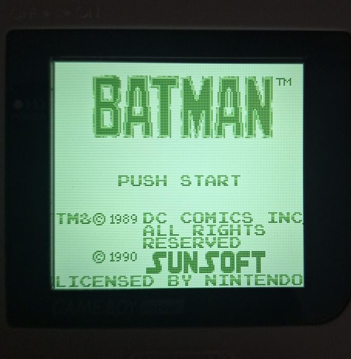 Batman: The Video Game - Nintendo Game Boy (Original Sunsoft)
