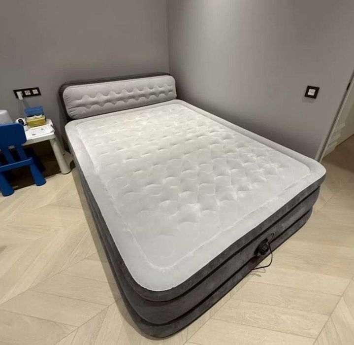 АКЦИЯ‼️Суперская надувная кровать с ЭЛЕКТРОНАСОСОМ • Одно Двуспальная