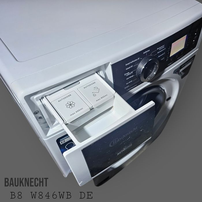 Pralka Bauknecht B8 W846WB DE – Polskie Menu; AutoDos; Para
