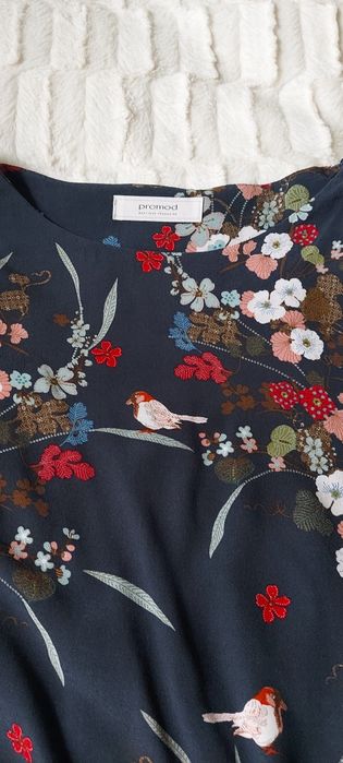 Lekka sukienka Promod | Rozmiar L /40 | 100% Wiskoza | Boho / Casual