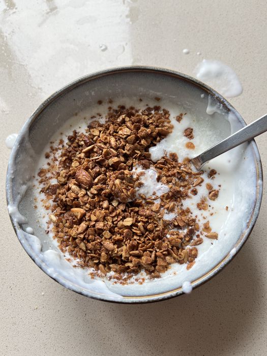 Kefir de leite.