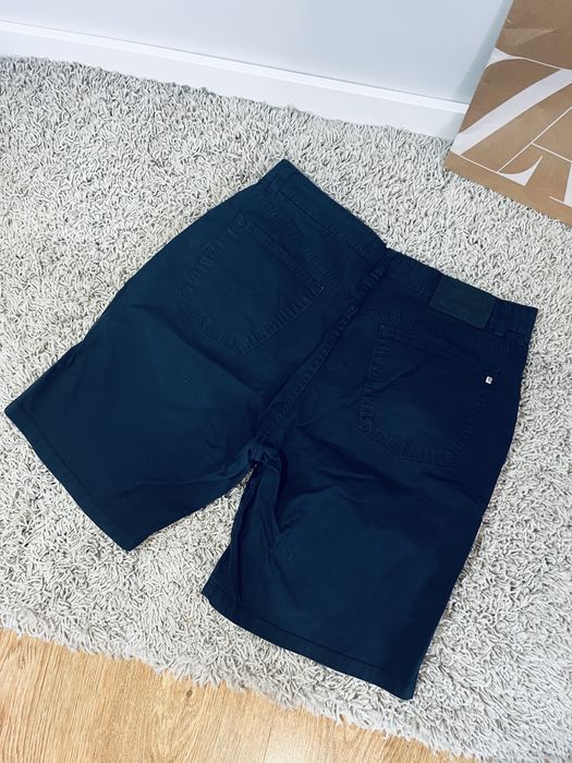 Granatowe spodenki szorty pierre cardin szorty cargo rozm S