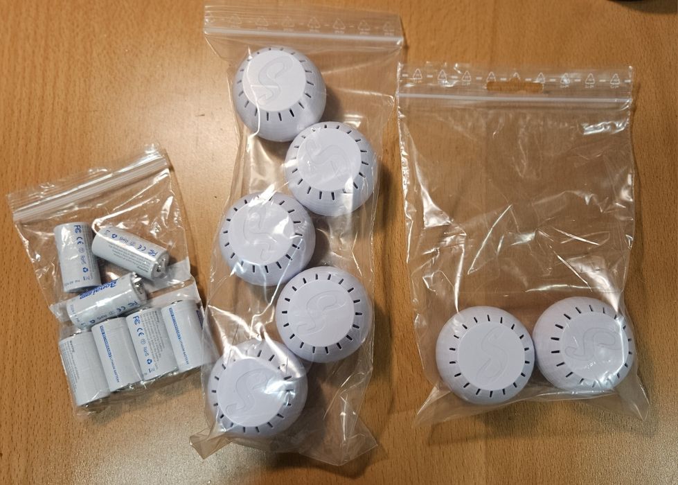 6 x Shelly H&T Wi-Fi Sensor Temperatura e Humidade