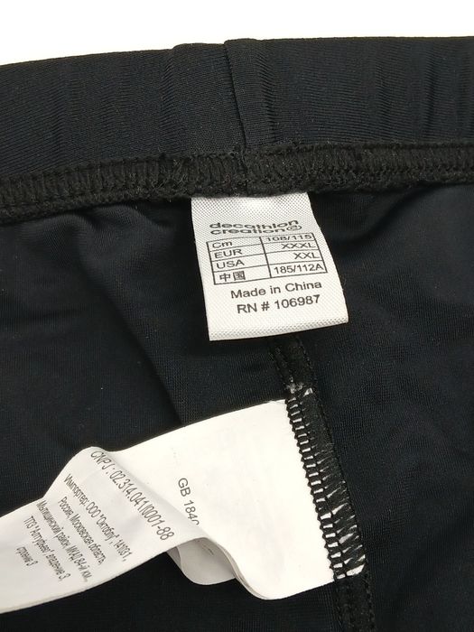 Calção homem ciclismo Decathlon preto XXL