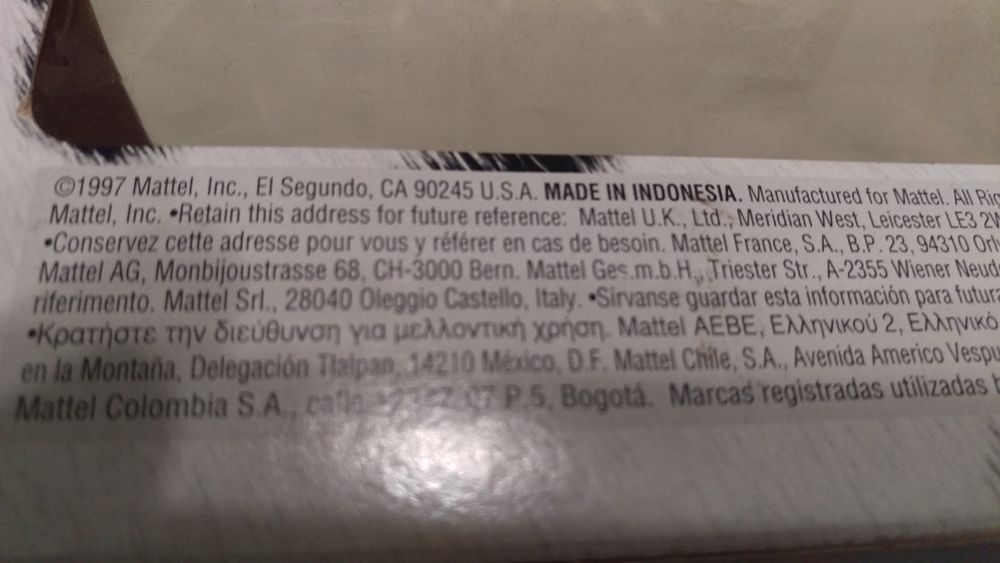 BARBIE 101 Dalmatians Dalmatyńczyków Mattel 1997 NOWA