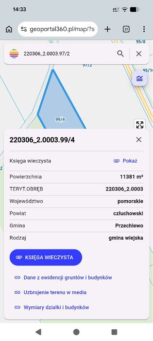 Zadbany grunt rolny 5,82 ha w stałej uprawie – Lisewo, gm. Przechlewo (asfalt, linia lasu) - Widok 3
