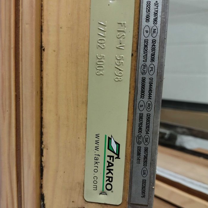 Okna dachowe z demontażu Fakro