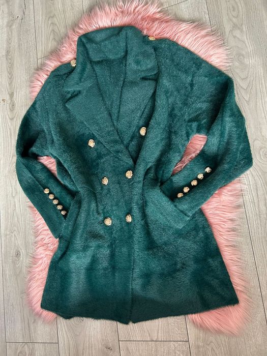 Alpaka dwurzędowa generał złote guziki rozmiar uni