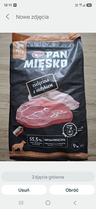 Pan Miesko indyk z cieleciną, 9kg, karma sucha, psy dorosłe