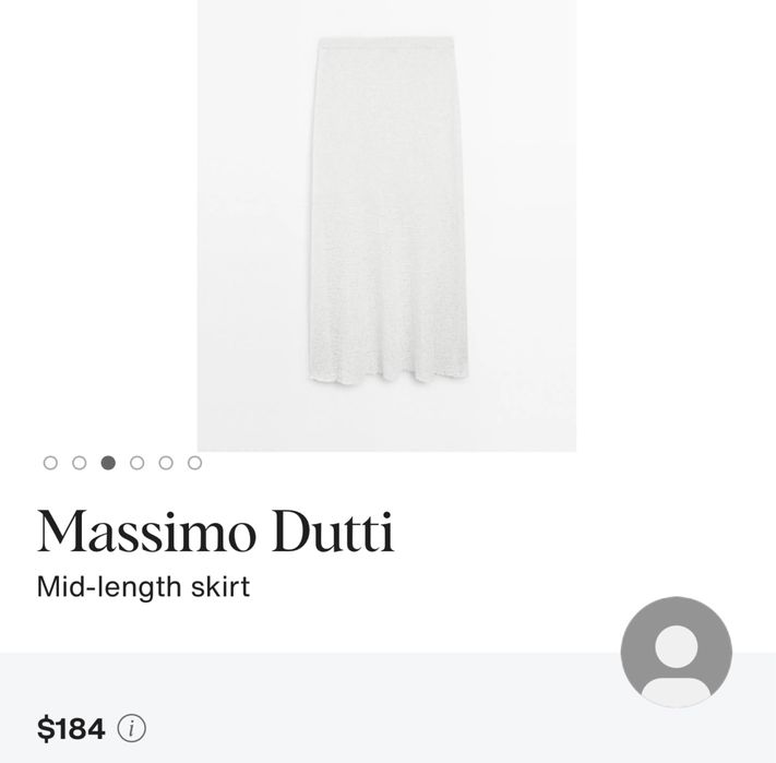 Massimo dutti спідниця