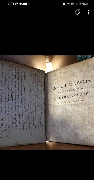 Wyjątkowy starodruk Lodovico Antonio Muratori członek loży masońskiej