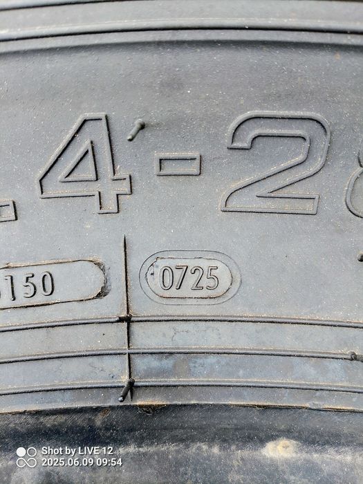 Opona 12.4-28 6 PR TA-60 TT 117A6 Petlas data produkcji 2025