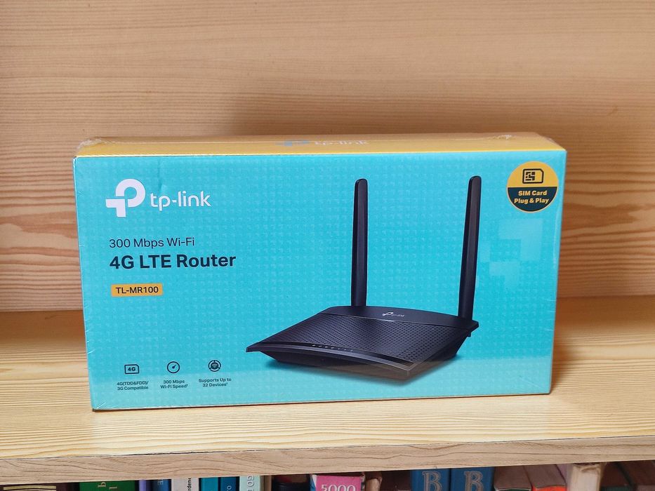 Tp-Link TL-MR100 4G Router 300mbps Roteador SIM