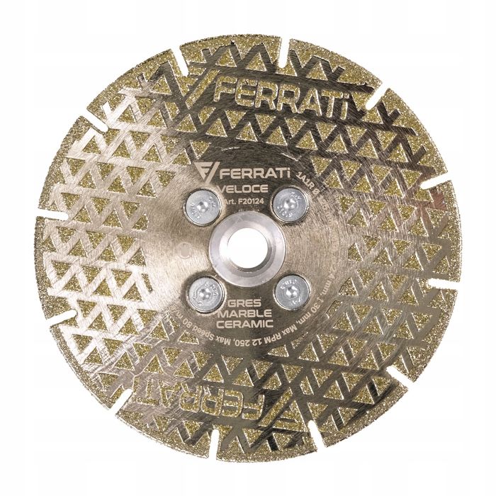 Ferrati Veloce M14F Tarcza Diamentowa Tnąca Szlifująca Płytek Gresu