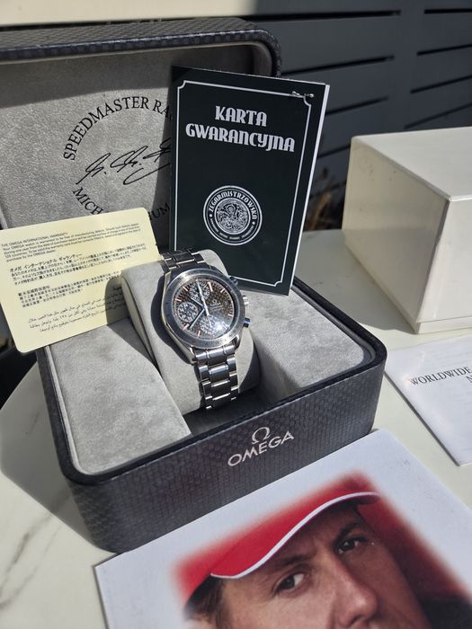 Omega Speedmaster 3519.50 SCHUMACHER Racing Limited  Serwis Gwarancja!