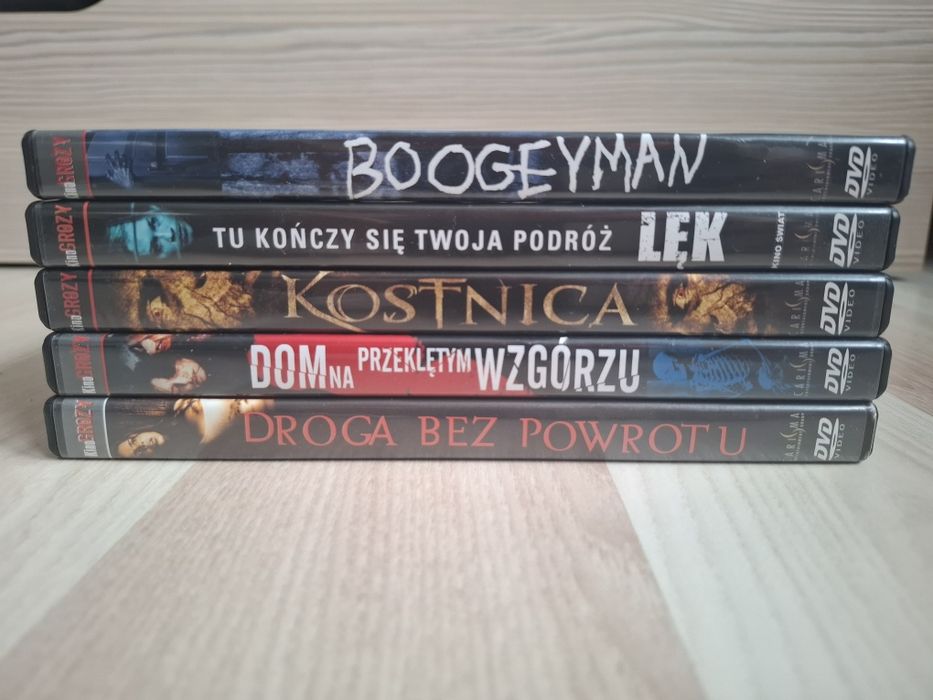 Zestaw 5 filmów Kino grozy DVD