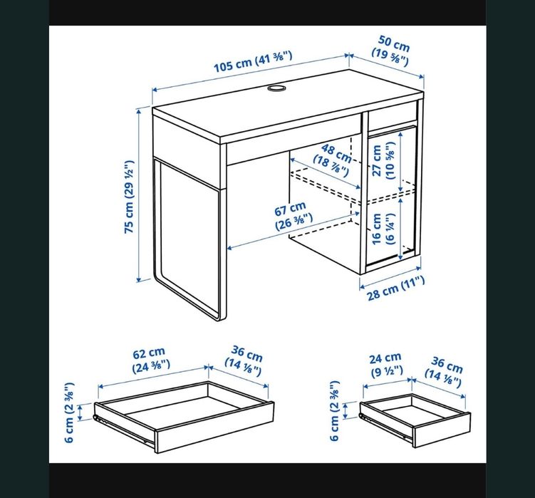 Biurko dziecięce IKEA