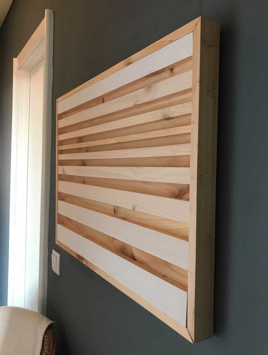 Peça decorativa em madeira