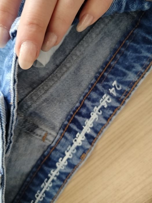 Jeansy mom fit xs/s