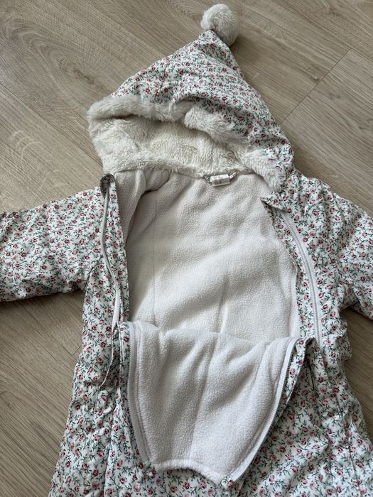 Зимовий комбінезон 4-6 м. на дівчинку