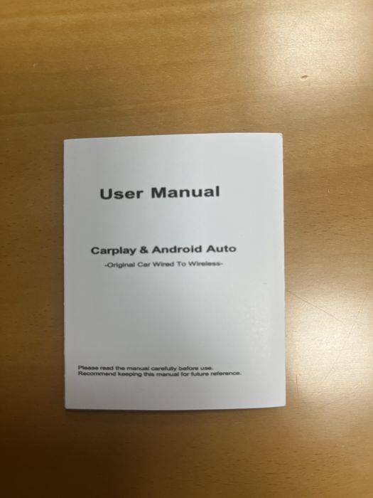 Adaptador mini wireless Apple Carplay e Android Auto