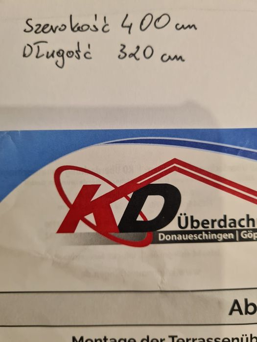 Markiza tarasowa nova hüppe trend 200 antracyt