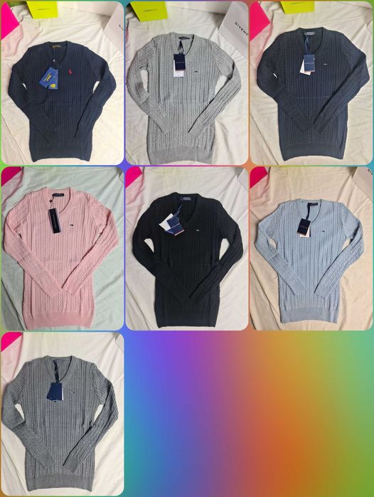 Sweter damski Ralph Lauren w serek Th premium