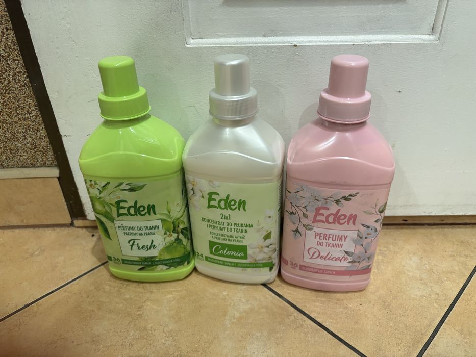 Zestaw eden plyny do plukania tkanin