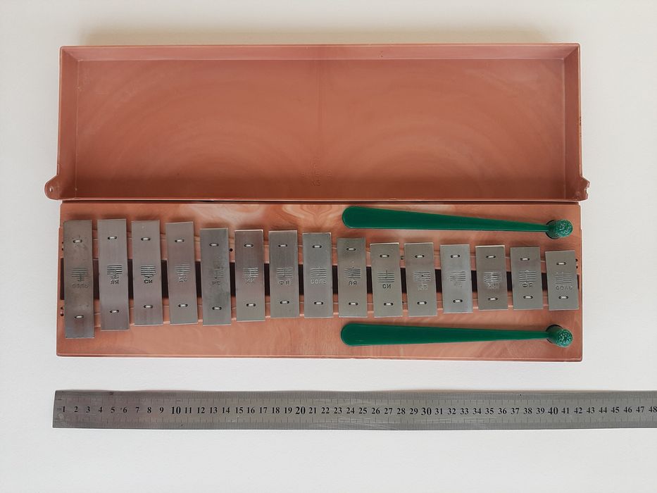 Пересылаю! Детский диатонический металлофон, ксилофон ссср