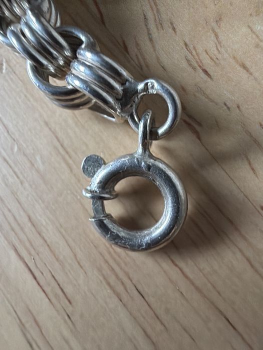 Pulseira de elos em prata