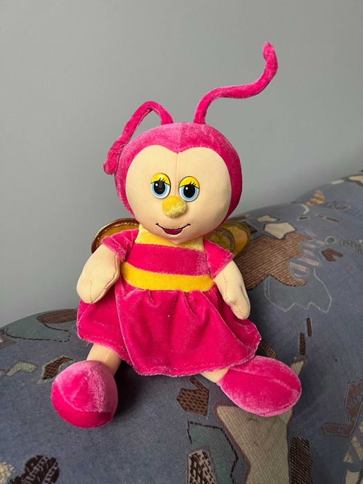 Музыкальная мягкая игрушка Пчелка, Бабочка / М'яка іграшка бджілка