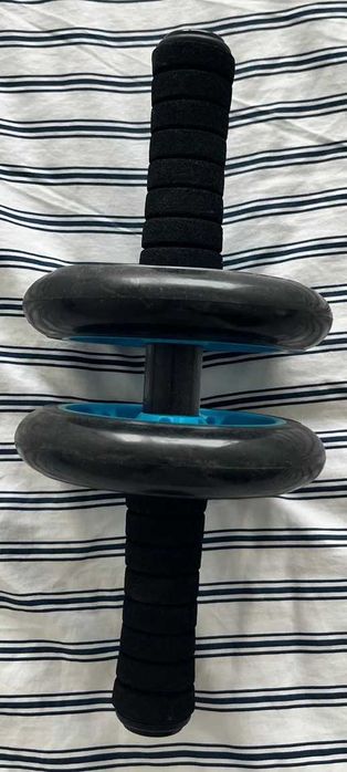Roda de Exercício Dupla (Roller Wheel) – Bom estado