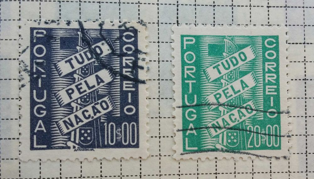 Filatelia selos Portugal Tudo Pela nação 1935