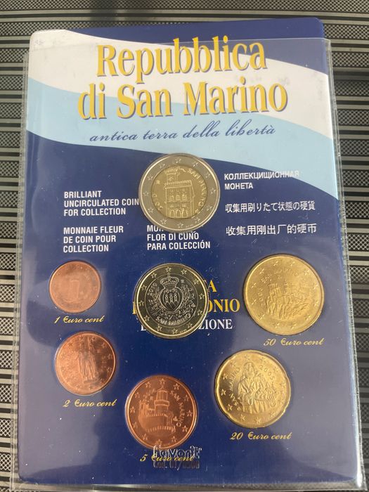Coleção Oficial Euro – República de San Marino 2010 – FDC / Flor de Cunho