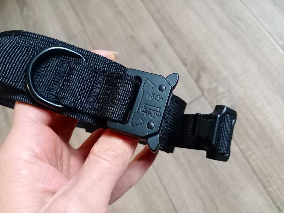 Тактический ошейник для собаки с ручкой
