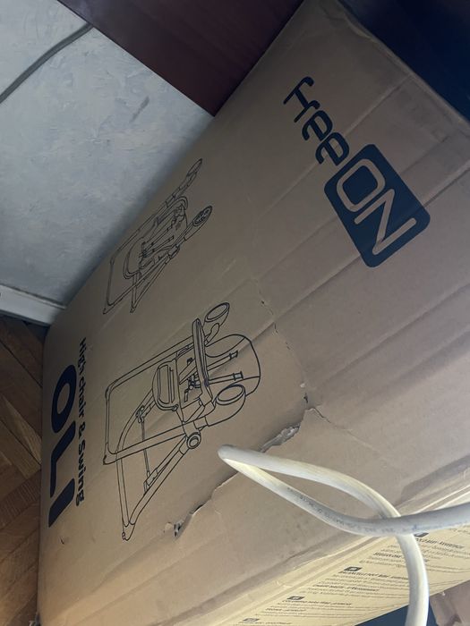 Крісло для годування з гойдалкою 3 в 1 Oli FreeOn