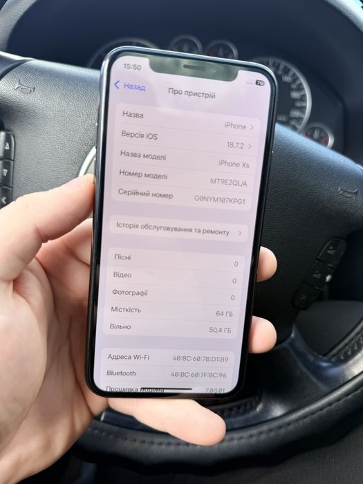 Apple iPhone XS 64Gb Neverlock 100% батарея