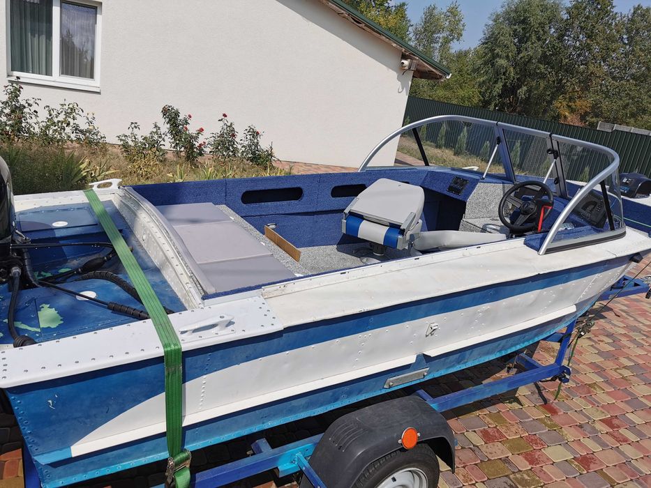 Комплект ЧовенПрогрес 2 м + мотор Parsun 40 + лафет.