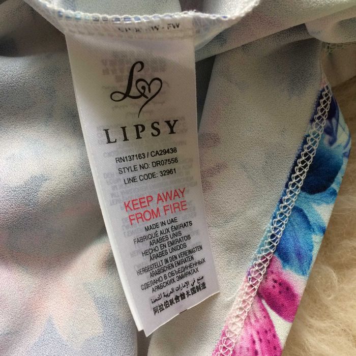 LIPSY kombinezon kolorowy kwiaty letni Michelle Keegan boho L 40 XL 42