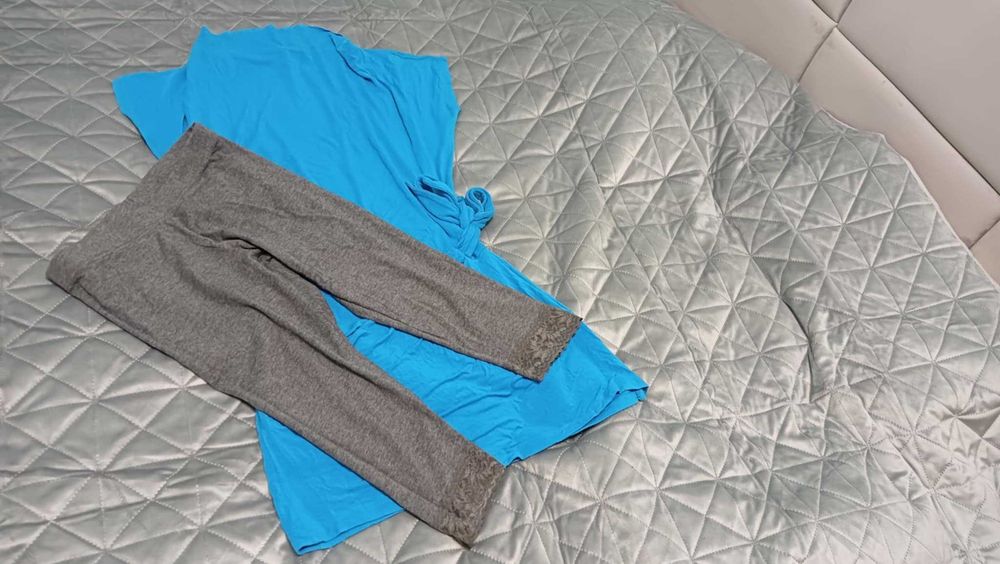 Tunika bawełna letnia krótki rękaw r. 44/XXL