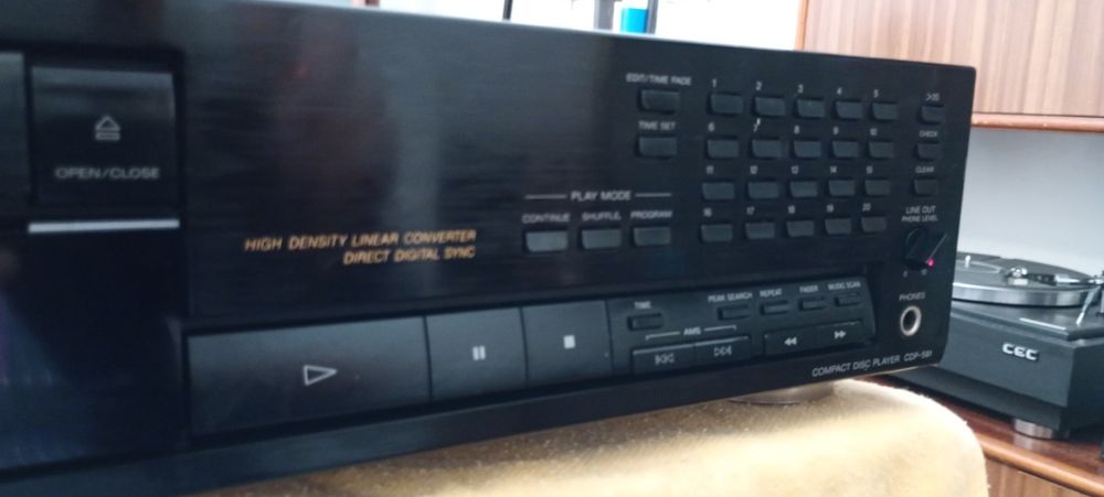 Leitor de cd Sony CDP-591