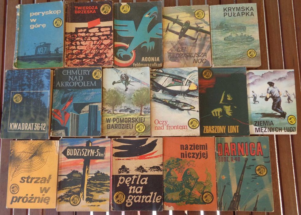 16 x stare książki z serii ŻÓŁTY TYGRYS unikat VINTAGE okazja 16 sztuk
