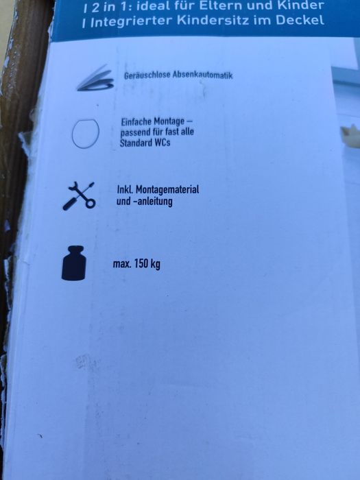 Сиденье на унитаз двойное от Livarno