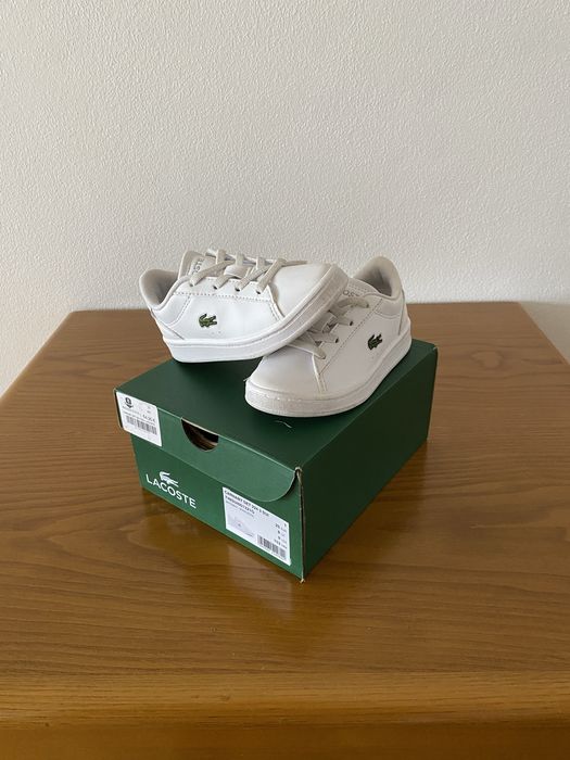 Sapatilhas Lacoste criança (tamanho 25) – Excelente estado!