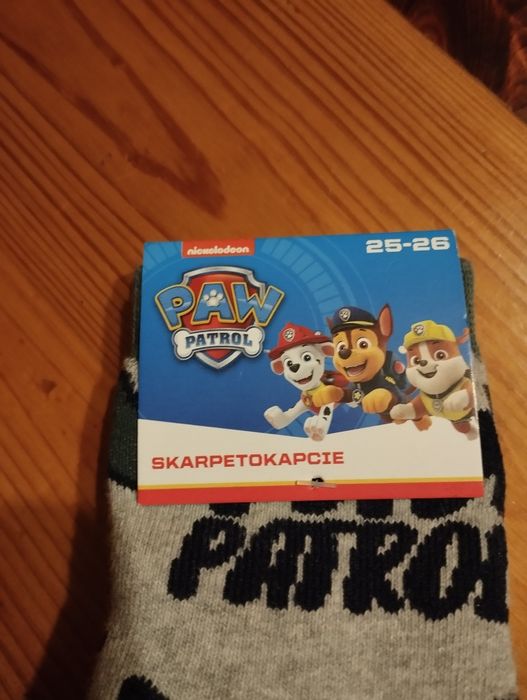 Skarpetki papcie Psi patrol 25/26